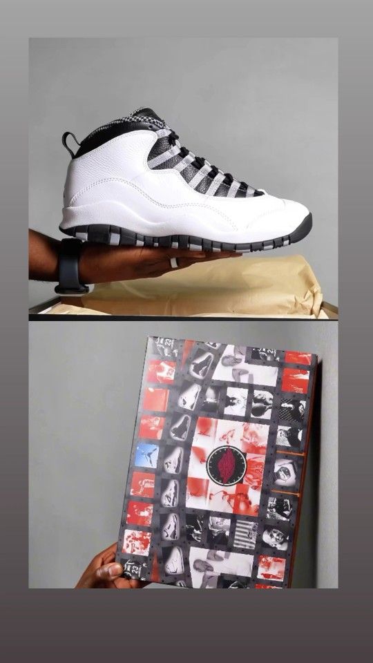 Jordan 10 Steel Men Size 11, Men Size 11.5