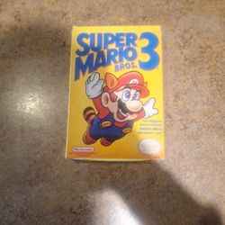 Super Mario Bros 3 Box Only $15 Pick Up In Glendale