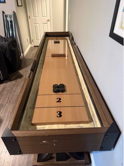 Shuffle board table from Costco
