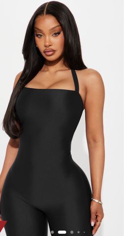 Fashion Nova Lead The Way Halter Jumpsuit