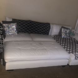 White sectional