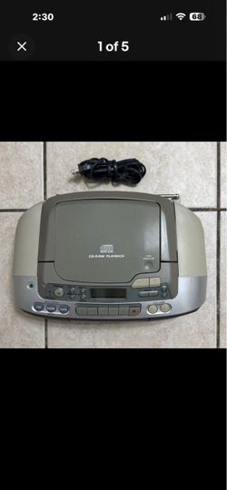 Sony CFD-S01 CD Cassette Boombox Radio CD-R/RW Playback Portable Stereo Tested
