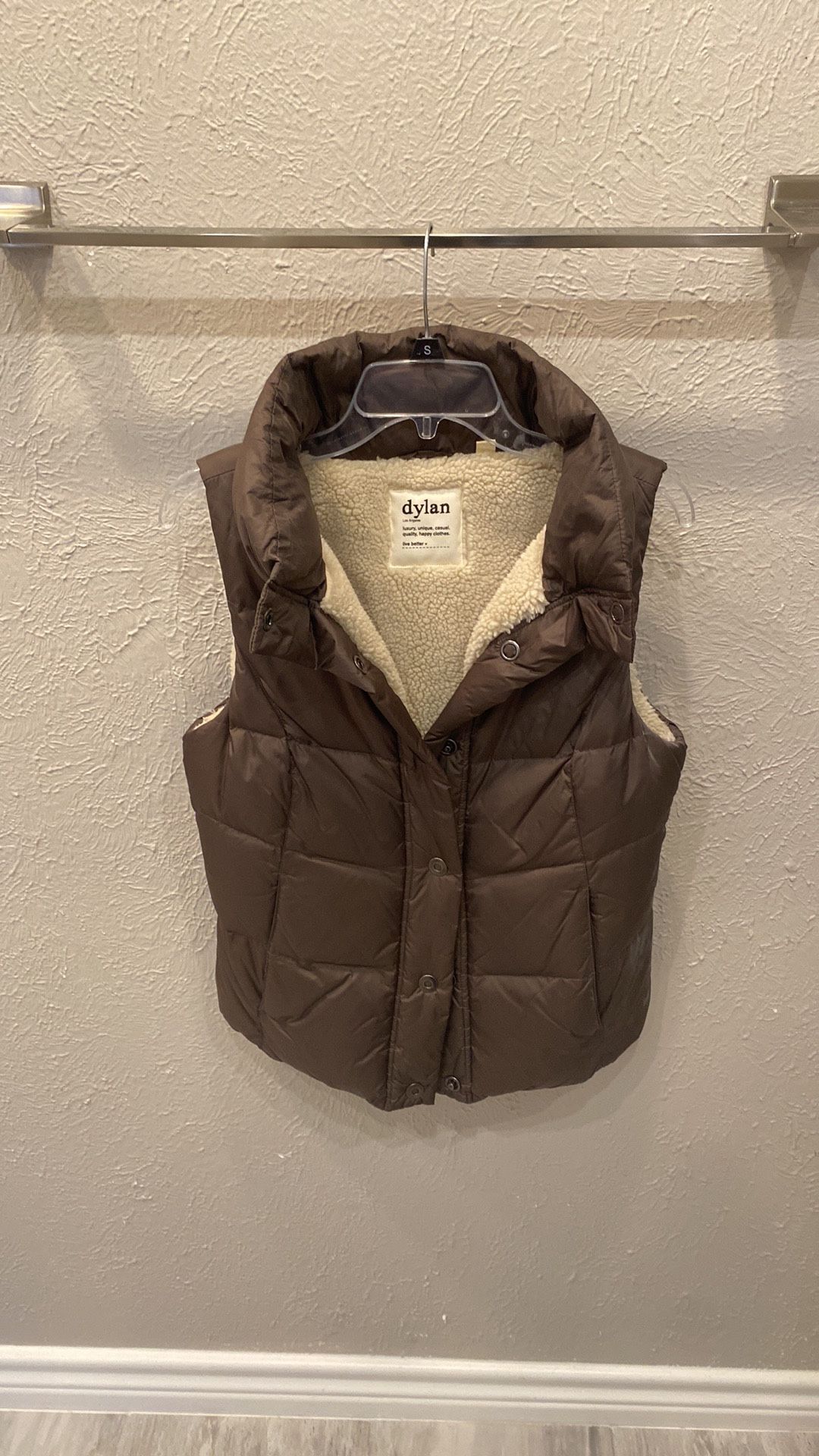 DYLAN True Grit puffer vest fleece lined