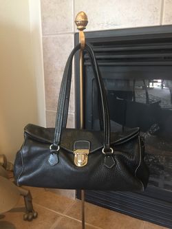 PRADA Soft Pebbled Leather Bag