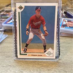 Chipper Jones 1991 Upper Deck Top Prospect Card