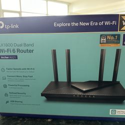 TP-Link AX1800 Dual Brand Wi-Fi 6 Router 