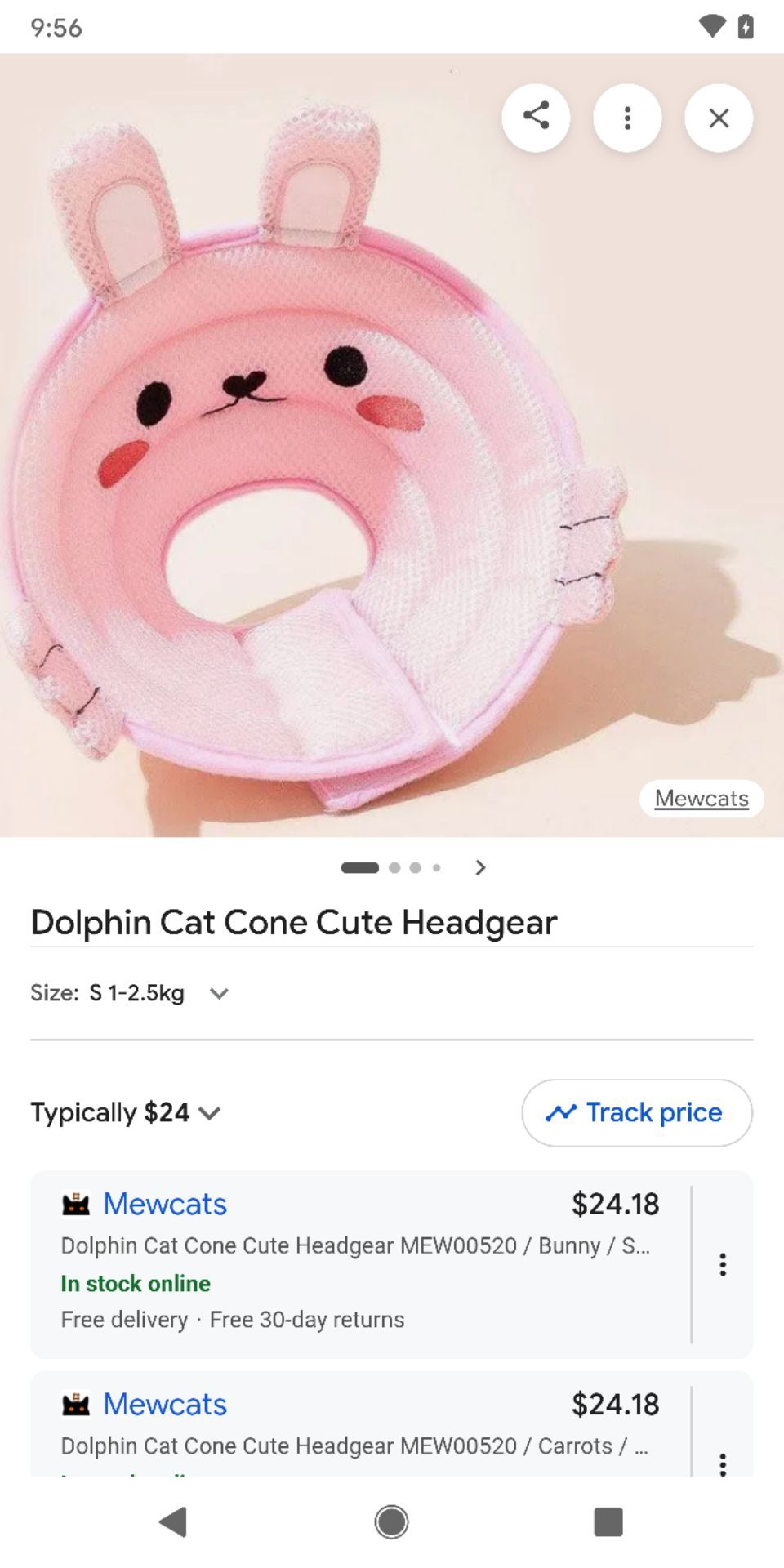 Recovery Cone For Cats New Is Too Big For My Cat $20