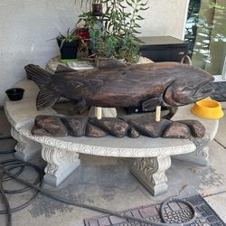 Carved Wood Fish