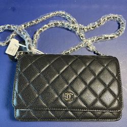 Chanel Caviar WOC wallet on chain