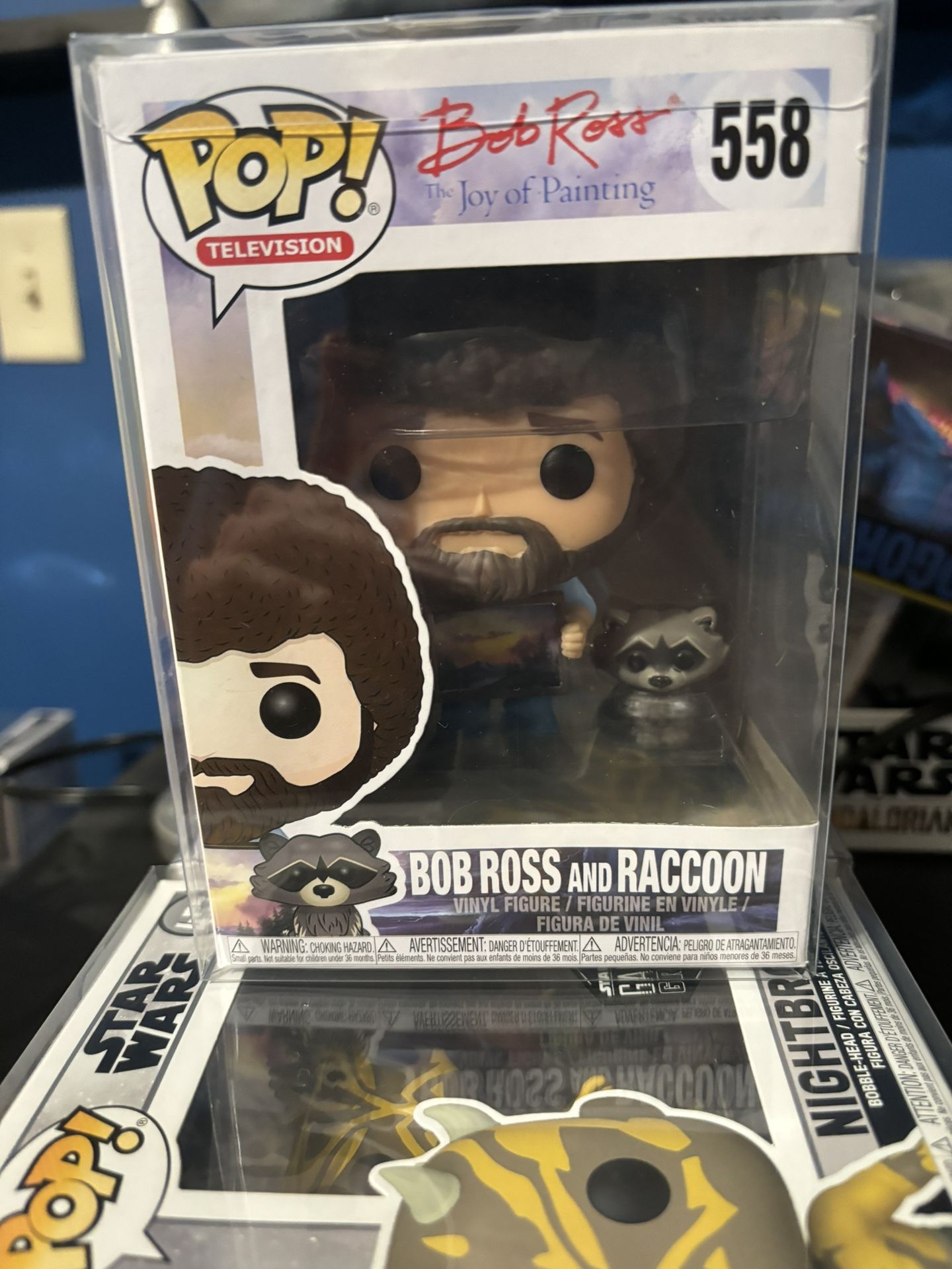 Funko Pop - Bob Ross With Raccoon