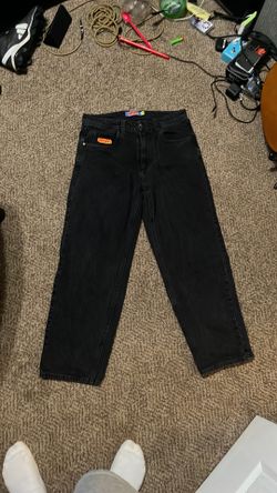 Baggy black wash empyer jeans size 30