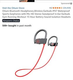 Waterproof wireless earphones