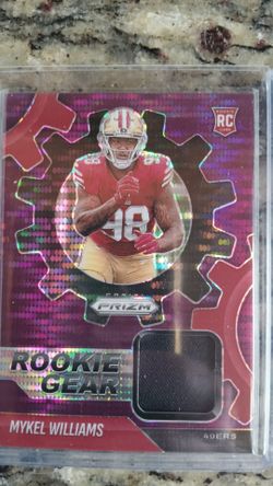 Rookie autographed, Rookie Memorabilia  and numbered NFL Trading cards