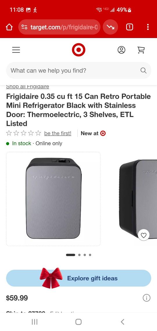 Fridgidaire Mini Fridge