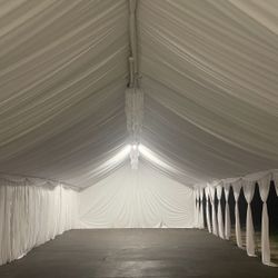 Tent and draping White 