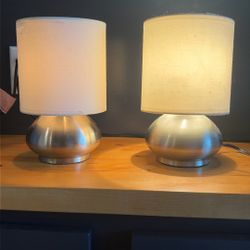 Pair Of Touch Sensitive Dimmable Lights