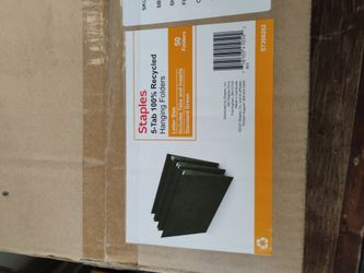 Letter size hanging folders