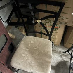 Metal Framed Chairs With Cushions 