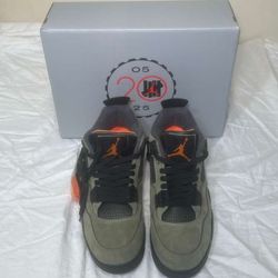 Air Jordan 4 Retro Undefeated Army Green 