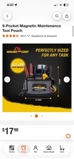 Magno Grip tool pouch
