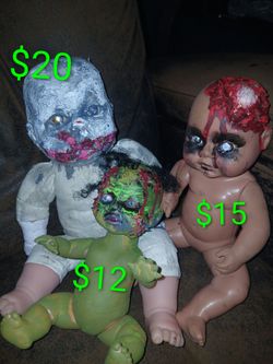 Zombie Baby Doll Halloween Props  ,creepy dolls