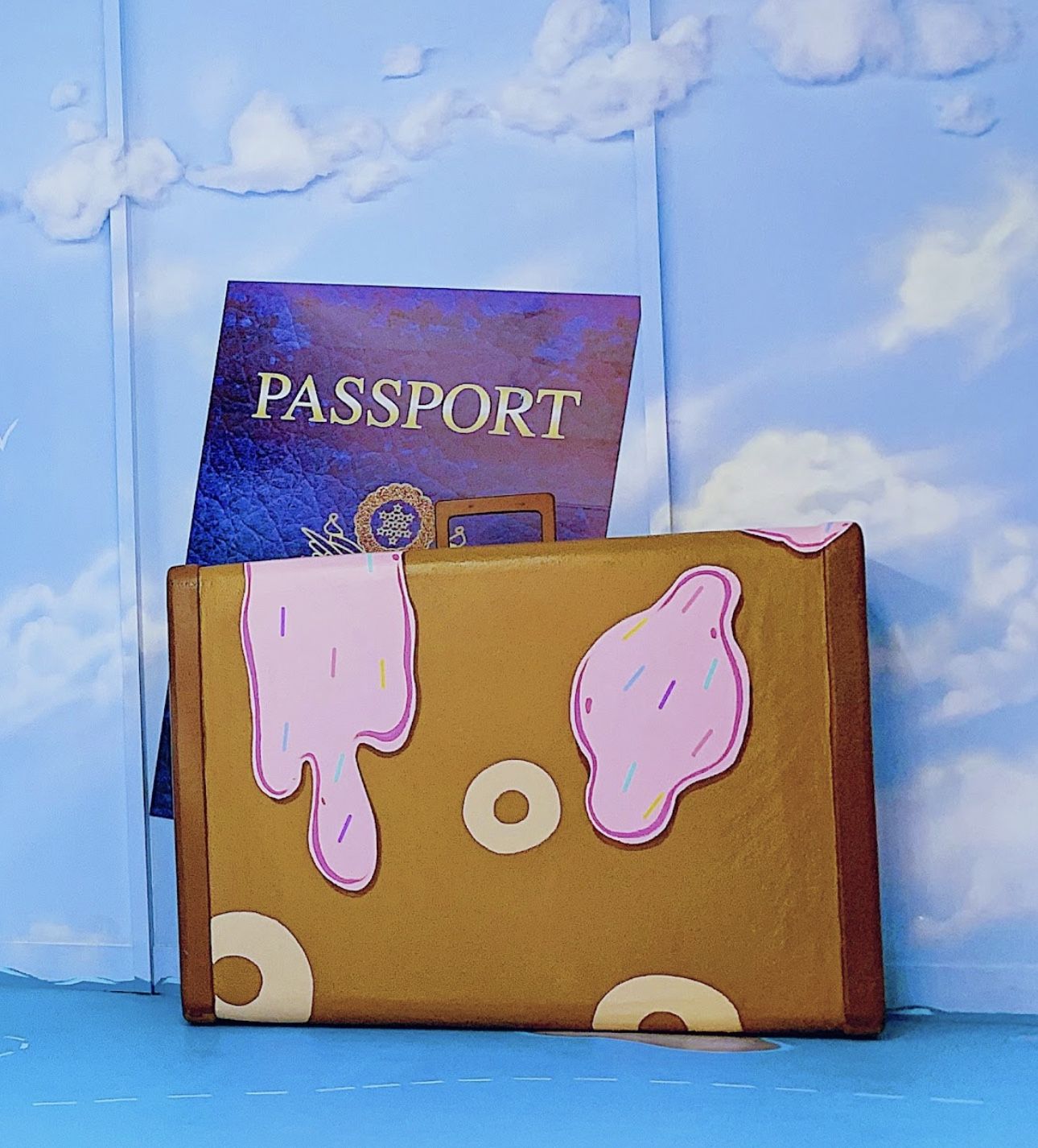 5ft Tall Foam Suitcase Prop