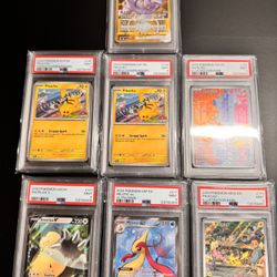 Pokemon Graded Slabs LOT Buy ONLY
