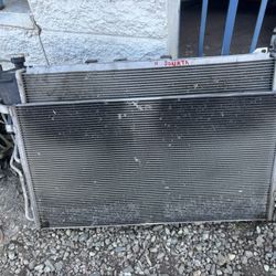 2011 Hyundai Sonata Radiator Condenser And Fans 