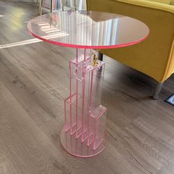 Hot Pink Side Table 