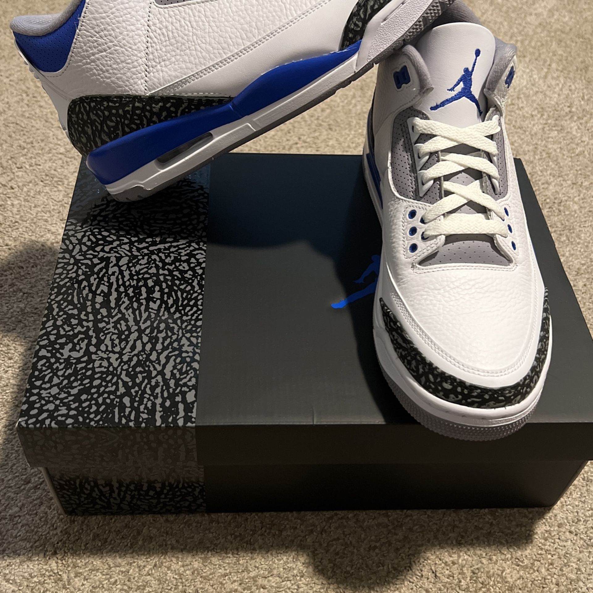 Jordan 3 Racer Blue Size 11