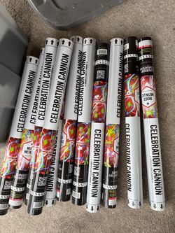 Confetti cannons