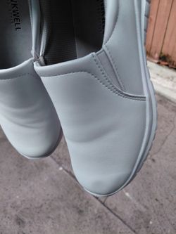 White Slip-On Nursing/Work Shoes – Size 8 – Worn Once