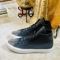 Converse All Star Hi-Top With Lunarlon Men’s 9 Women’s 11 Black Shoes