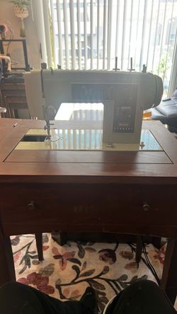 Sears Kenmore Vintage Sewing Machine with Cabinet