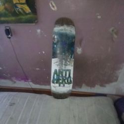 Anti Hero Skateboard Deck No Grip Tape 25 Obo