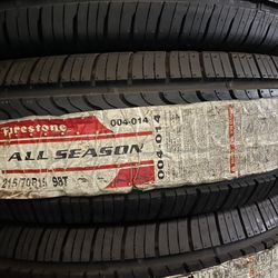 215/70/15 Firestone Tires