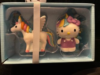 Hello Kitty Unicorn Salt & Pepper Shakers