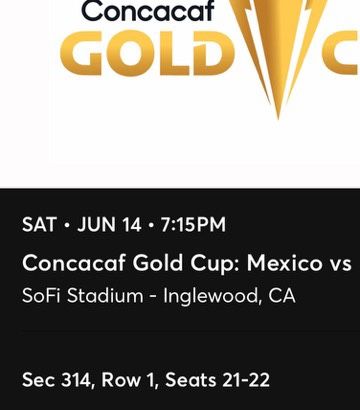 Tickets For Sale Concacaf