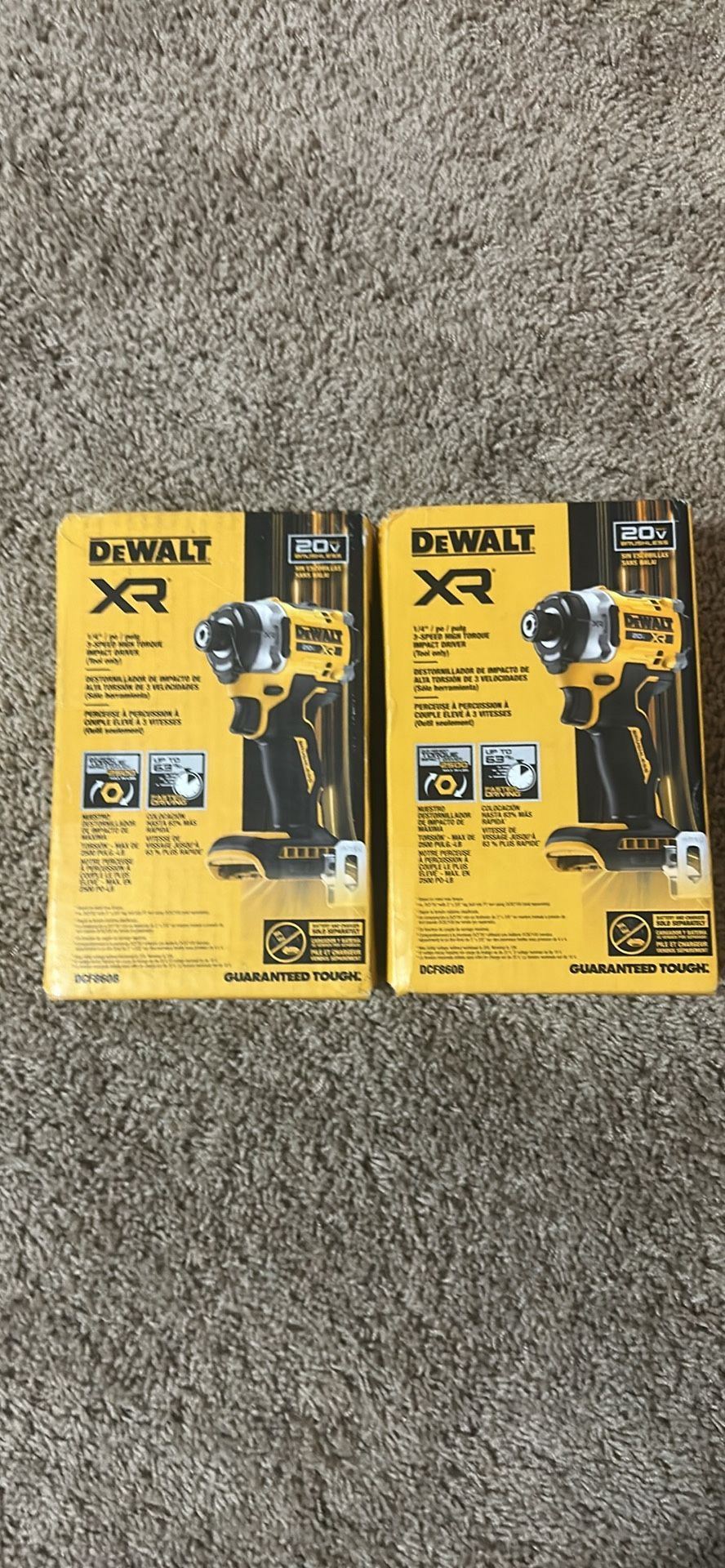 DEWALT XR 20-volt Max 1/4-in Brushless Cordless Impact Driver
