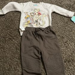 Winnie The Pooh Outfit 6/9 Months 