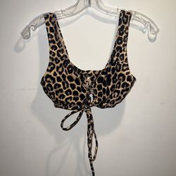 Cheetah Bathing Suit Top 