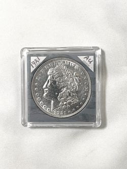 About uncirculated sealed in case 1921 Morgan silver dollar