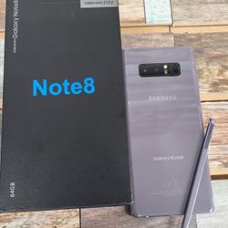 Samsung Galaxy Note 8 64gb  Unlocked, FREE Smartwach/ Headphones. Pay $1 Today Rest in payments. NO CREDIT NEEDED FINANCING