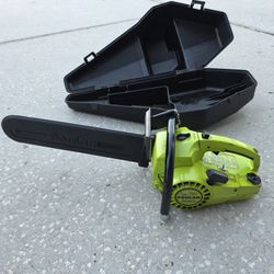 1980's Running Poulan Super 25DA Automatic Chainsaw w/ Case
