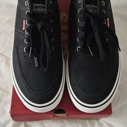 Mens Black Levi's Shoes Size 10.5