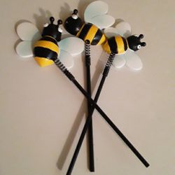 Planter  Decorations  Bee Set (3)