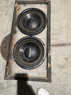 Dual 12” pioneer subwoofer