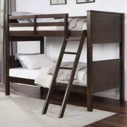 New In Box Twin/twin Bunk Bed With Mattresses 