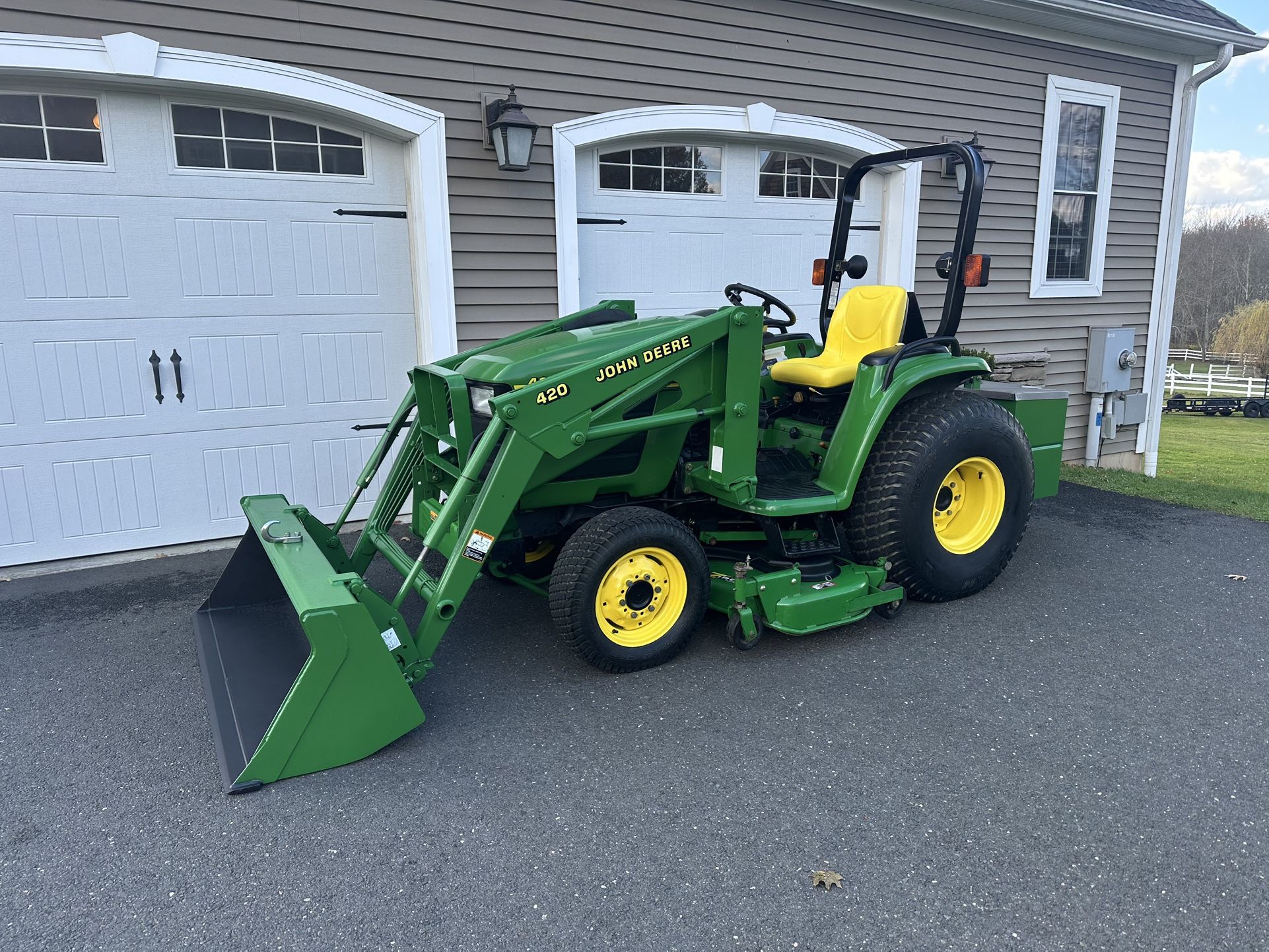 John Deere Tractor Loader Mower