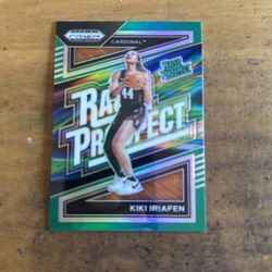2024 PRIZM DRAFT PICKS KIKI IRIAFEN RATED PROSPECT CARD